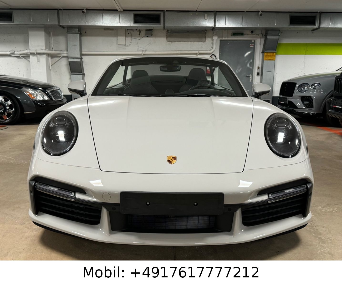 Fahrzeugabbildung Porsche 992 TURBO S CABRIO KREIDE CARBON LIFT BOSE NEW!