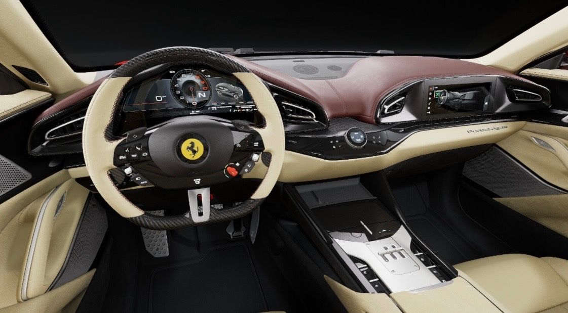 Fahrzeugabbildung Ferrari PUROSANGUE V12 RED EXT CREMA INT CARBON FULLOPT!