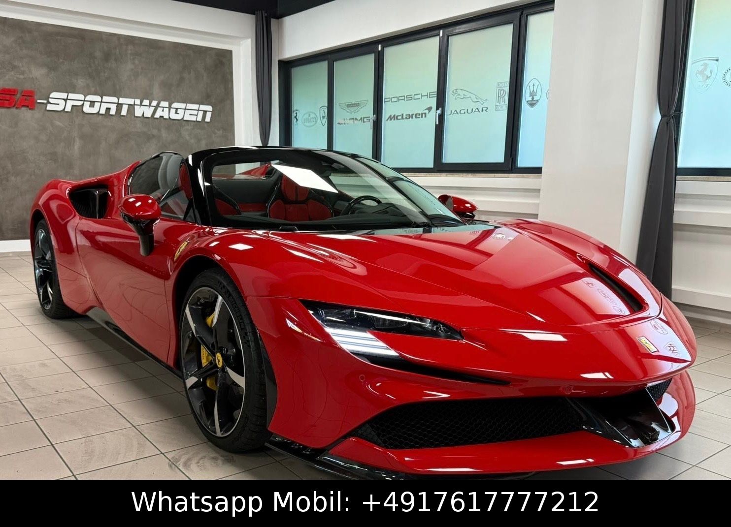 Fahrzeugabbildung Ferrari SF90 SPIDER CARBON INT&EXT RED INT JBL FULLOPT!