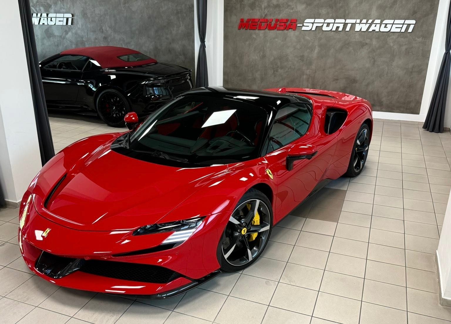 Fahrzeugabbildung Ferrari SF90 SPIDER CARBON INT&EXT RED INT JBL FULLOPT!