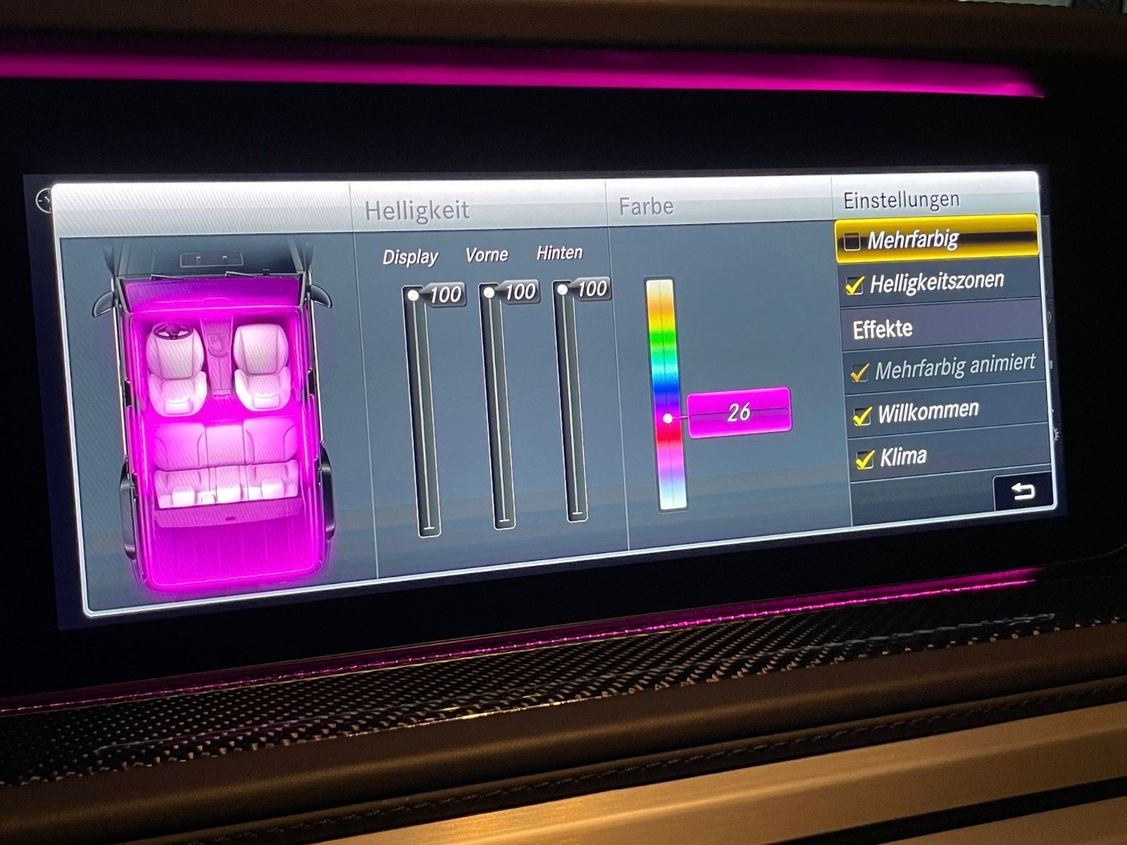 Fahrzeugabbildung Mercedes-Benz G 63 AMG RED INT CARBON NIGHTPACKII MASSAGE FULL