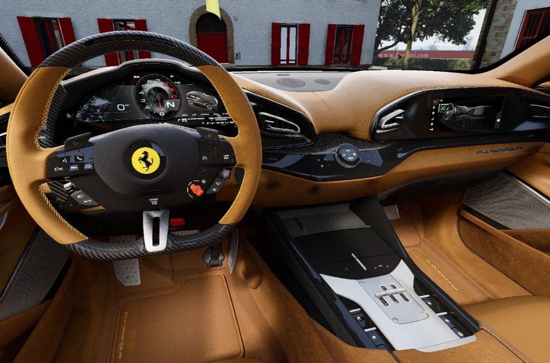 Fahrzeugabbildung Ferrari PUROSANGUE CARBON EXT&INT MASSAGE PANO MY26 FULL