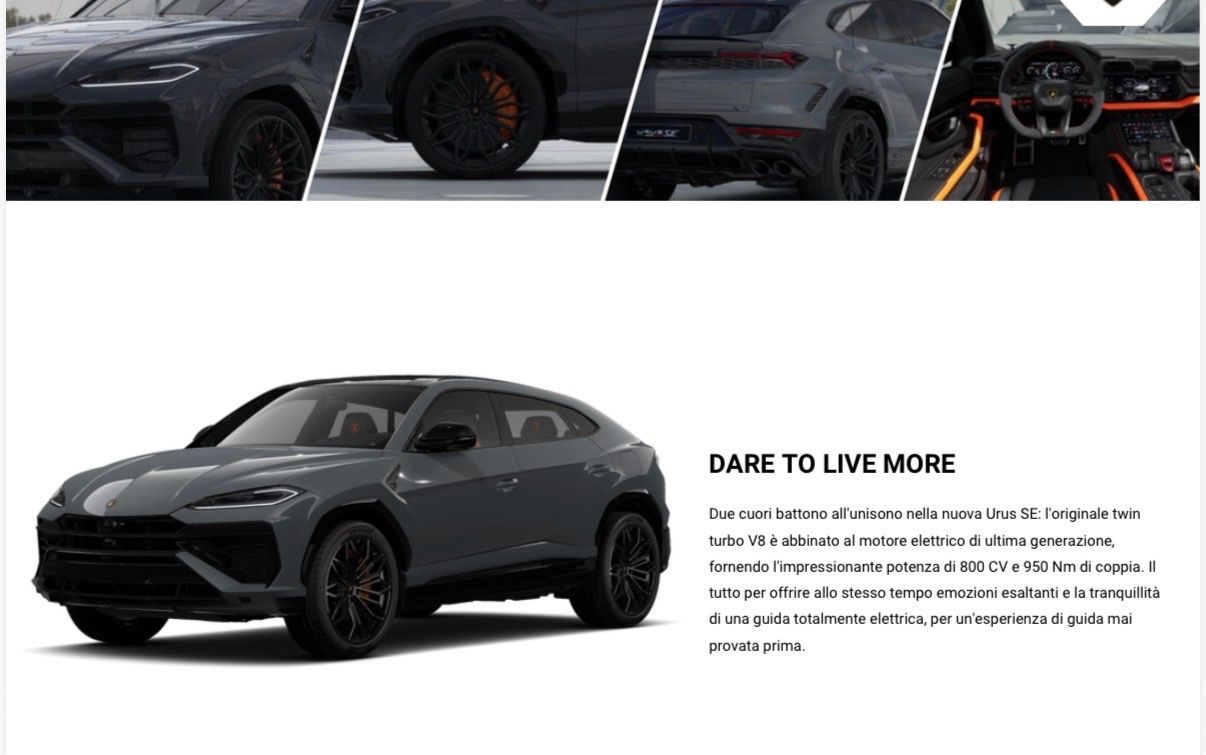 Fahrzeugabbildung Lamborghini URUS SE BIG-CARBONPACK B&O MASSAGE PR26 FULLOPT!