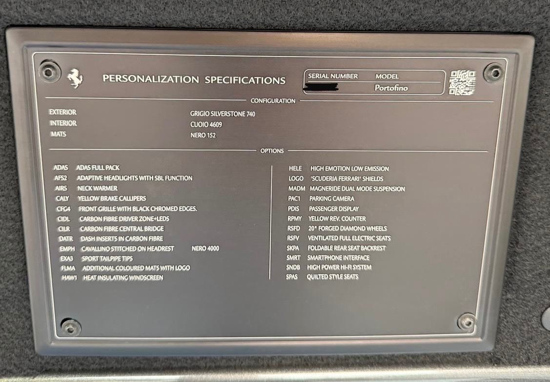 Fahrzeugabbildung Ferrari PORTOFINO V8 CARBON JBL ADAS P-DISPAY
