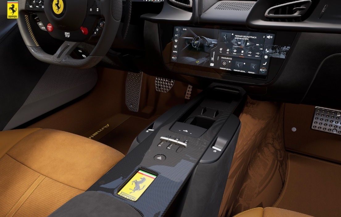 Fahrzeugabbildung Ferrari AMALFI MASSAGE JBL LIFT CARBON PDISPLAY PR26 NEW