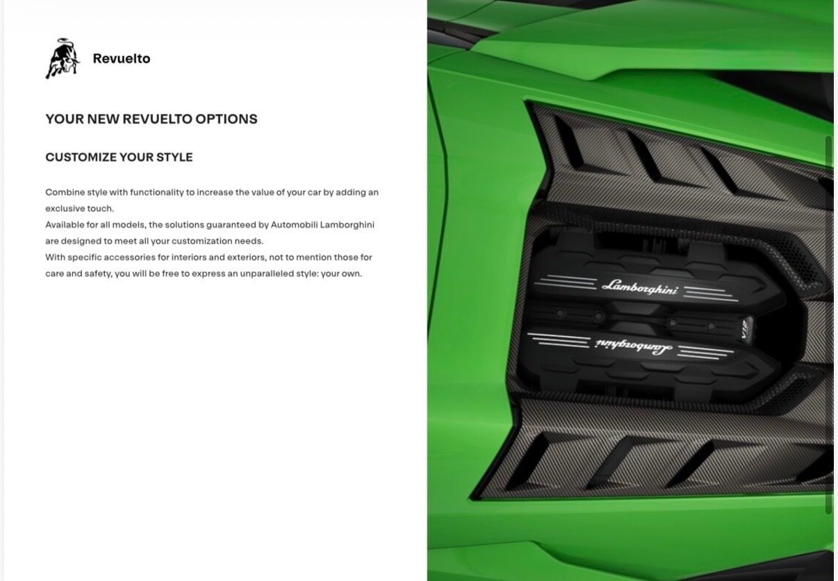 Fahrzeugabbildung Lamborghini REVUELTO VERDE EGERIA FULL CARBON HIGH SPEC FULL