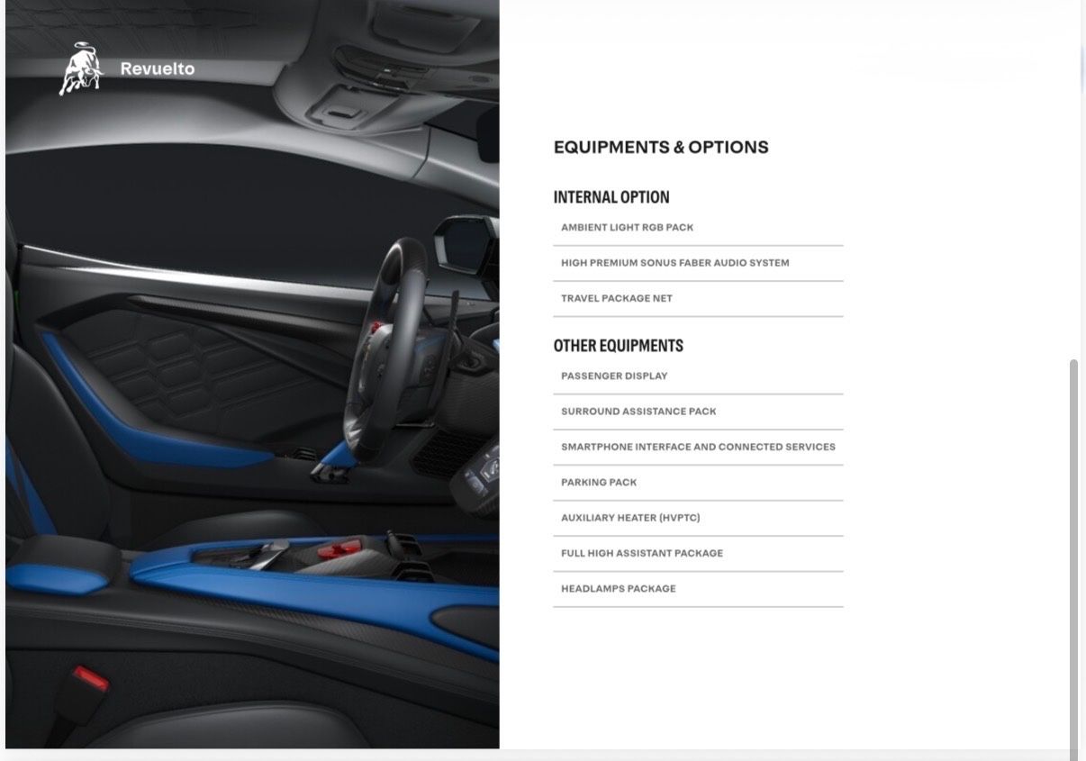 Fahrzeugabbildung Lamborghini REVUELTO VERDE EGERIA FULL CARBON HIGH SPEC FULL