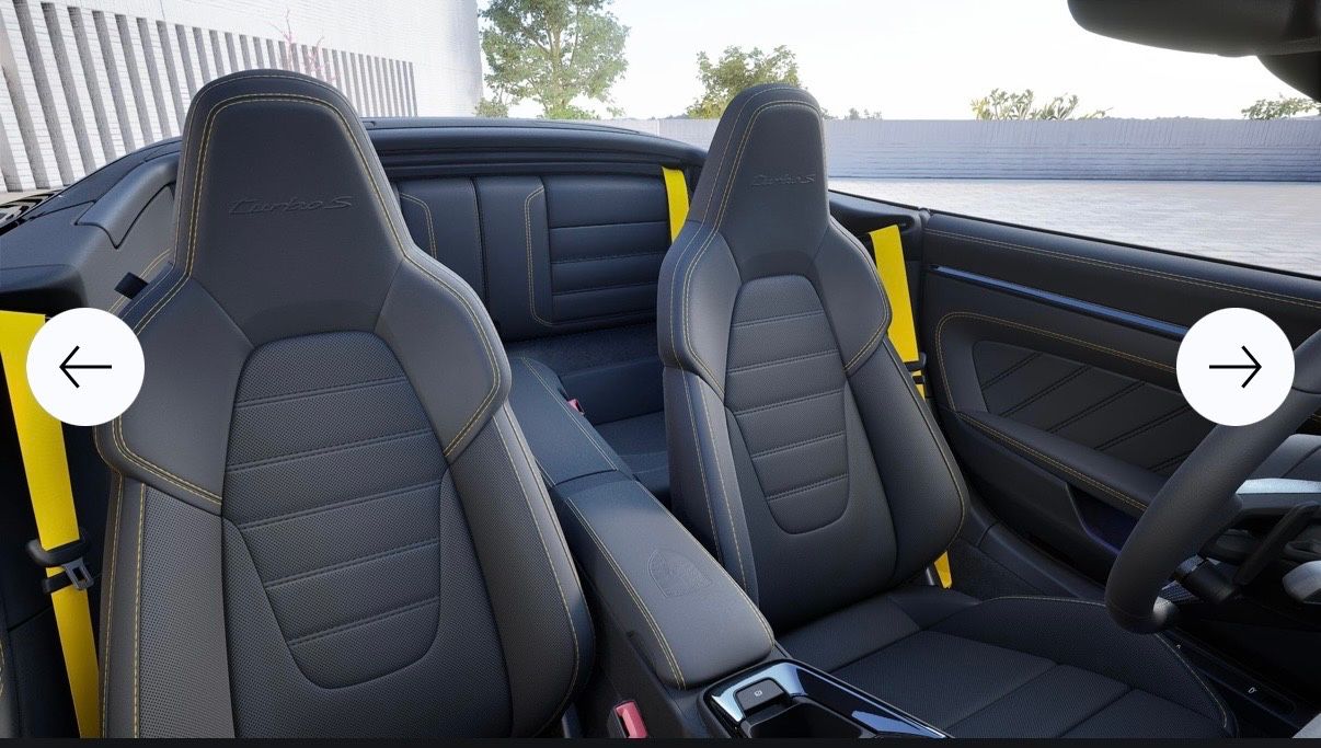 Fahrzeugabbildung Porsche 992 TURBO S CABRIO NEW MODELL CARBON LIFT FULL