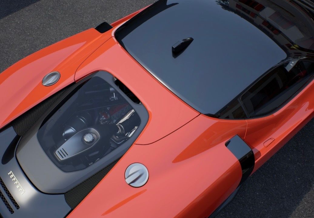 Fahrzeugabbildung Ferrari TESTAROSSA ROSSOCORSA FULL CARBON JBL LIFT READY