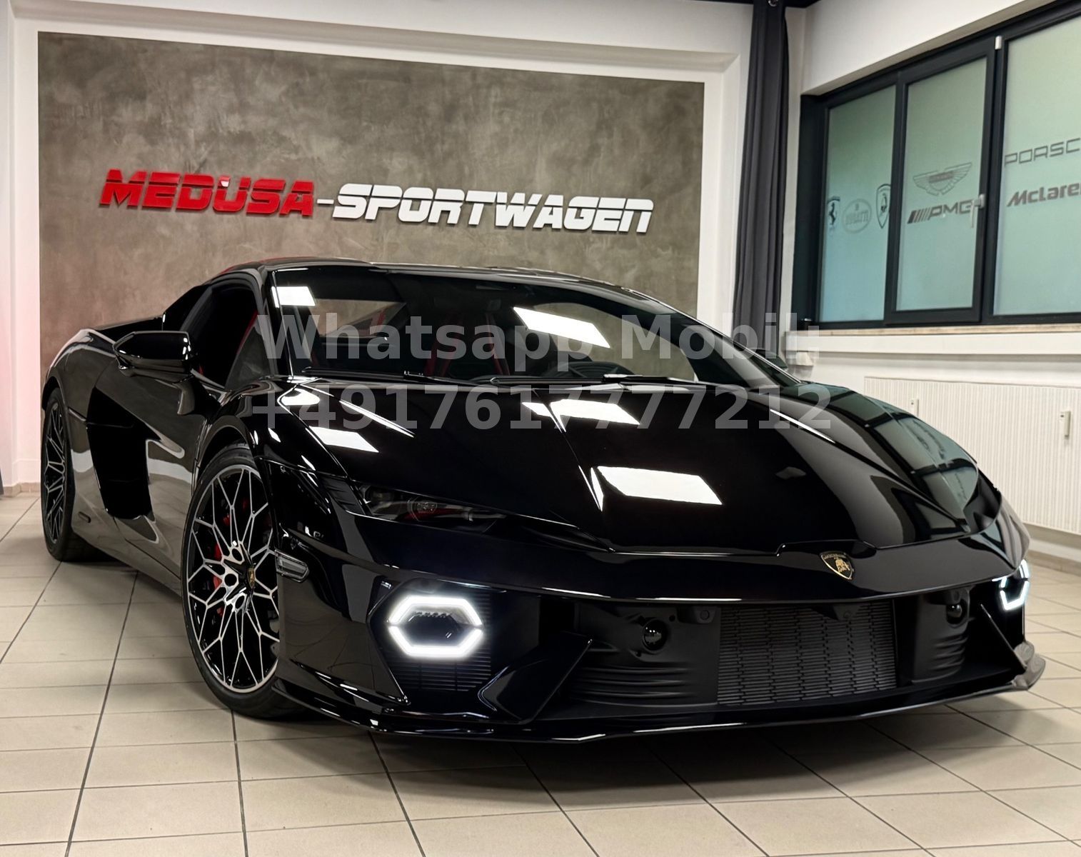 Lamborghini TEMERARIO NERO SONUS P-DISPLAY LIFT PR26 READY!